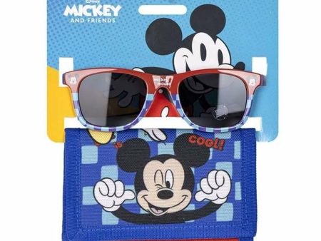 Sunglasses and Wallet Set Mickey Mouse 2 Pieces Blue For Sale