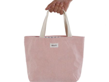 Bag Versa Corduroy Pink 9 x 22 x 23 cm Hot on Sale