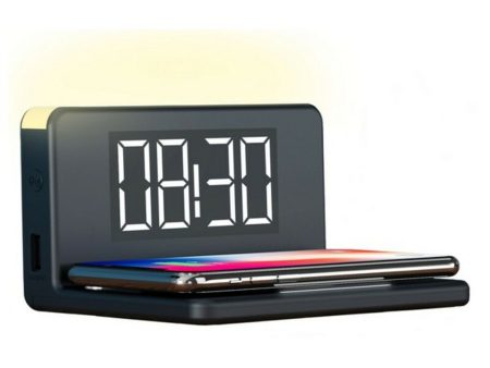 Alarm Clock with Wireless Charger KSIX BXCQI09 Qi (Refurbished A) For Sale