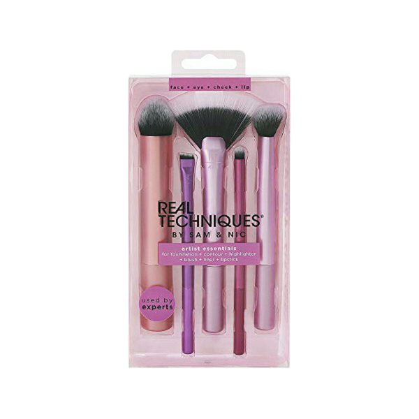 Set of Make-up Brushes Artist Essentials Real Techniques Artist Essentials (5 pcs) 5 Pieces (5 Units) Online Hot Sale