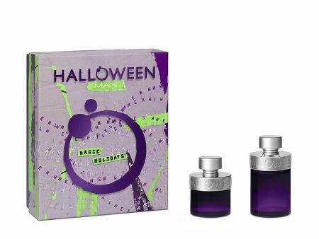 Unisex  Perfume Set Jesus Del Pozo HALLOWEEN MAN EDT 2 Pieces Discount