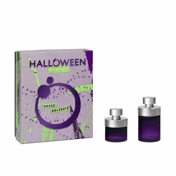 Unisex  Perfume Set Jesus Del Pozo HALLOWEEN MAN EDT 2 Pieces Discount