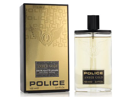 Men s Perfume Police EDT Amber Gold 100 ml Cheap