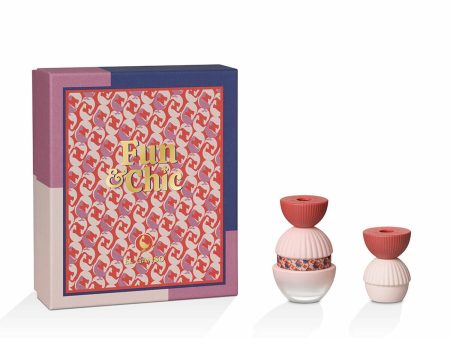 Unisex  Perfume Set El Ganso FUN & CHIC EDP 2 Pieces Supply