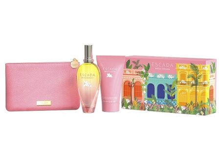 Women s Perfume Set Escada Brisa Cubana EDT 3 Pieces Sale