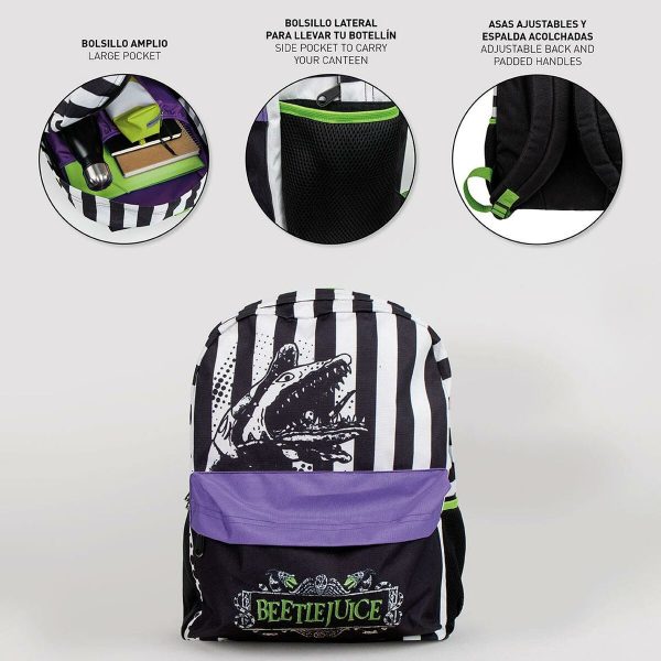 Casual Backpack Beetlejuice Multicolour 32 x 12 x 42 cm Online now