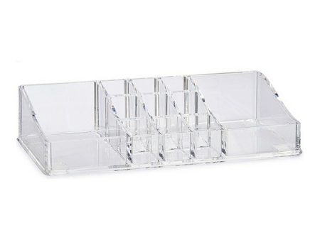 Make-up organizer Transparent 9 x 4,5 x 22,7 cm Online