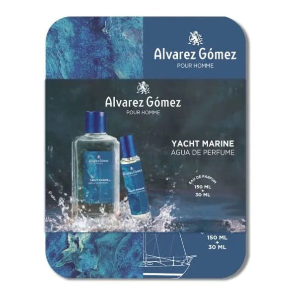 Men s Perfume Set Alvarez Gomez YACHT MARINE 2 Pieces Fashion