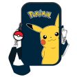 Mobile Bag Pokémon Pokeball Blue Black 11 x 18 x 2 cm Online now