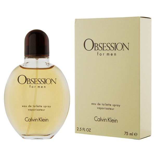 Men s Perfume Calvin Klein EDT Obsession 75 ml on Sale