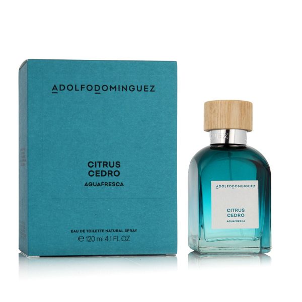 Men s Perfume Adolfo Dominguez EDT Agua Fresca Citrus Cedro 120 ml Sale